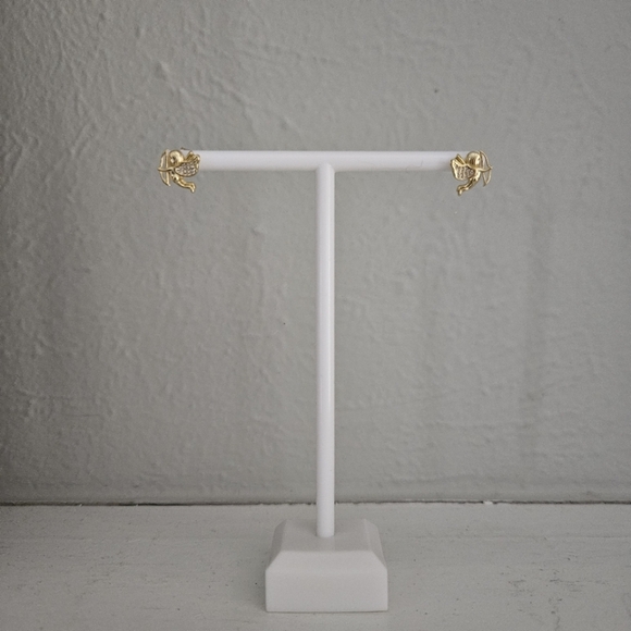 NWOT Sugarfix By Baublebar Cupid Cherub Earrings - Picture 1 of 2